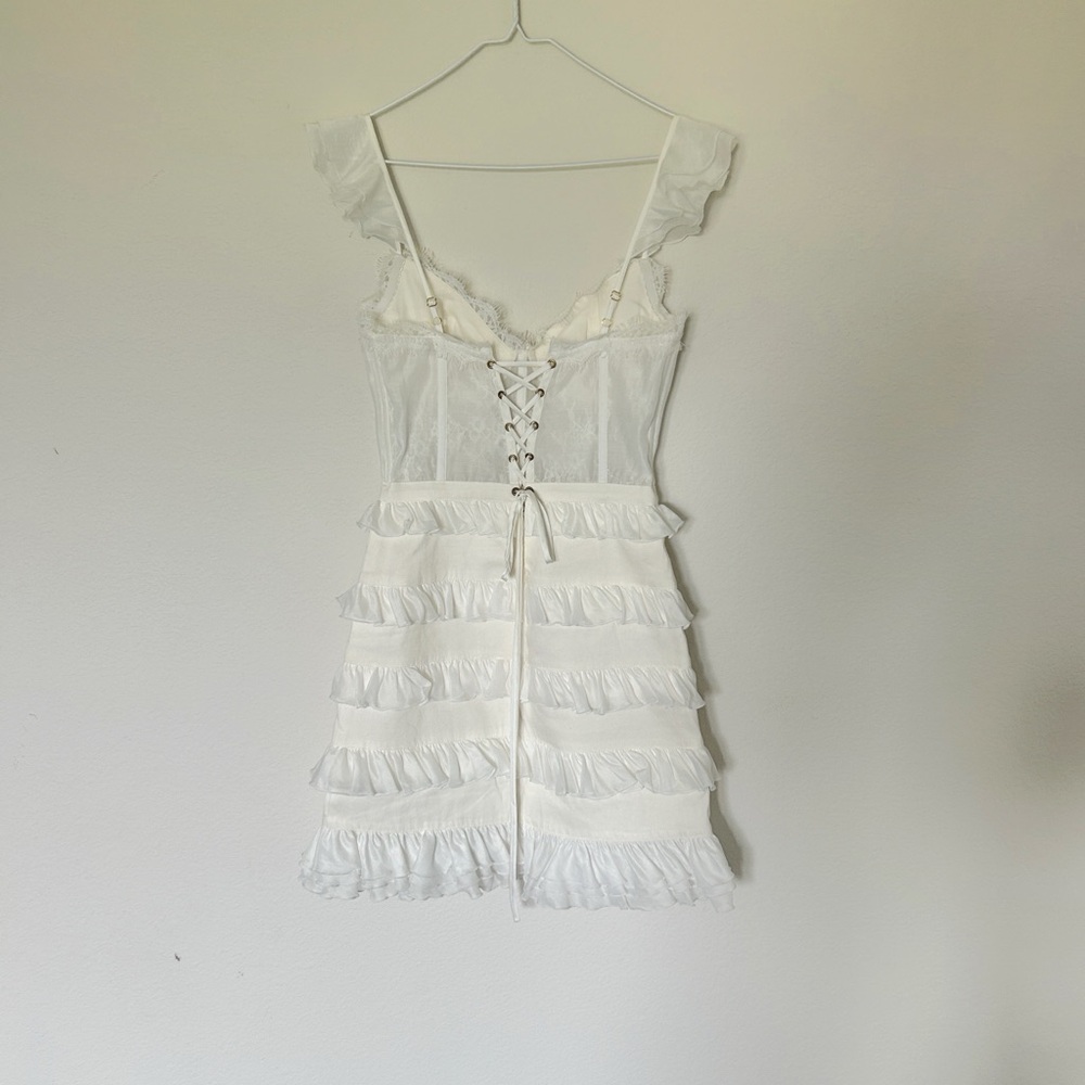 V. Chapman Fiorini Mini Dress White - Picture 5 of 10